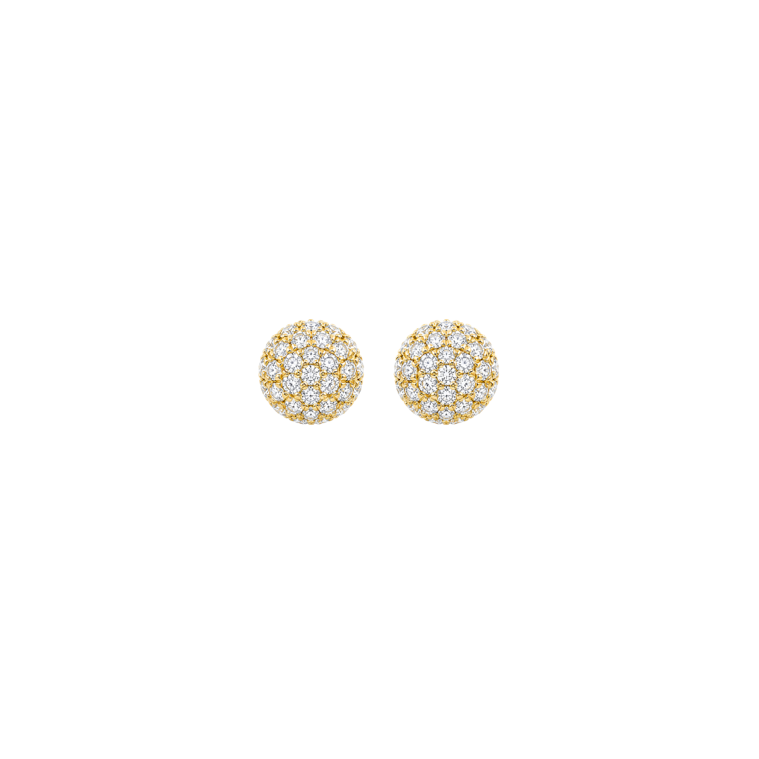 Aros Esfera de Diamantes