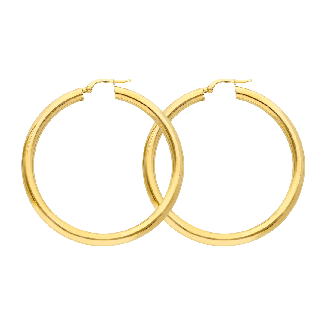 Argollas Tubulares Gold XL