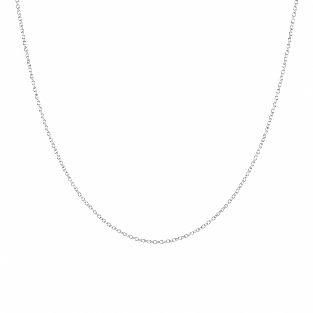 Cadena Oro Blanco 45cm