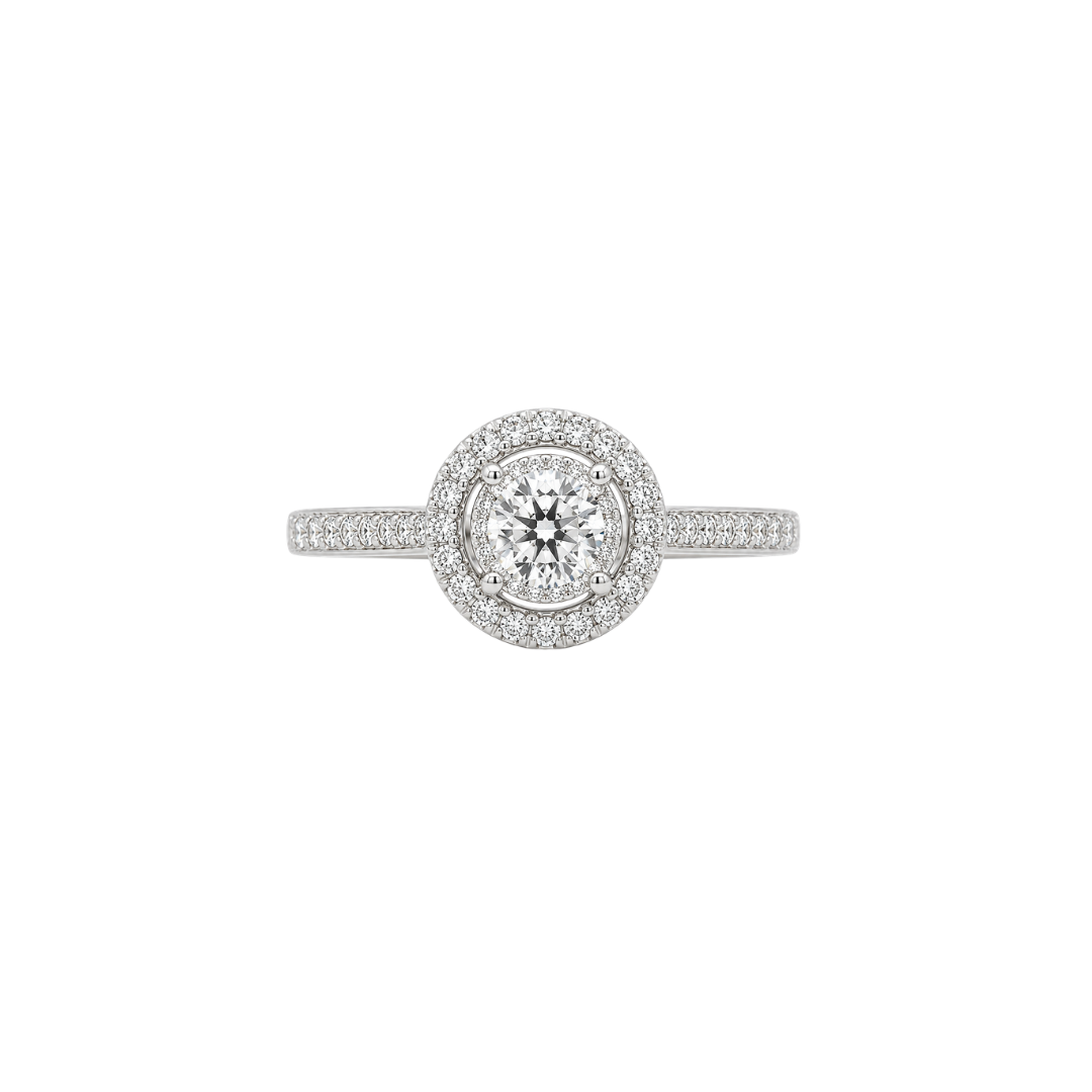 Anillo Solitario Halo