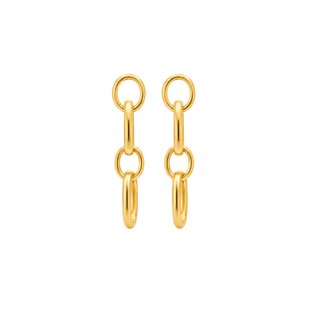 Aros Eslabón Gold - Oro amarillo 18K / Dorado