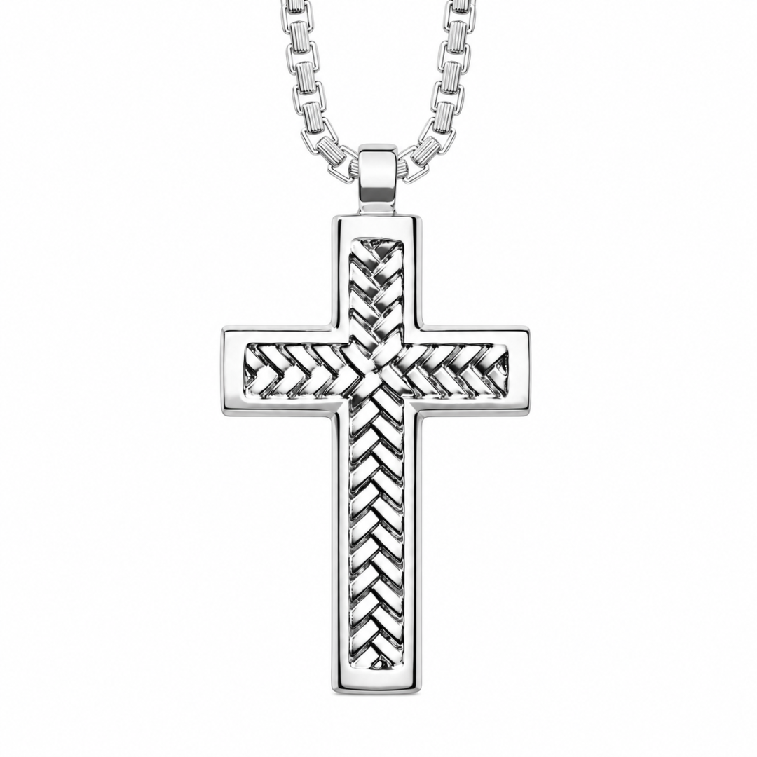 Collar Cruz Silver