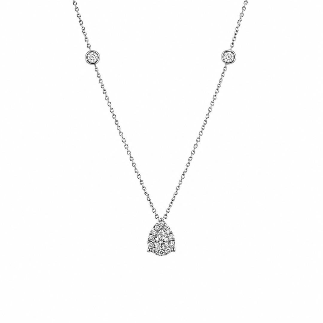 Collar Gota Diamantes