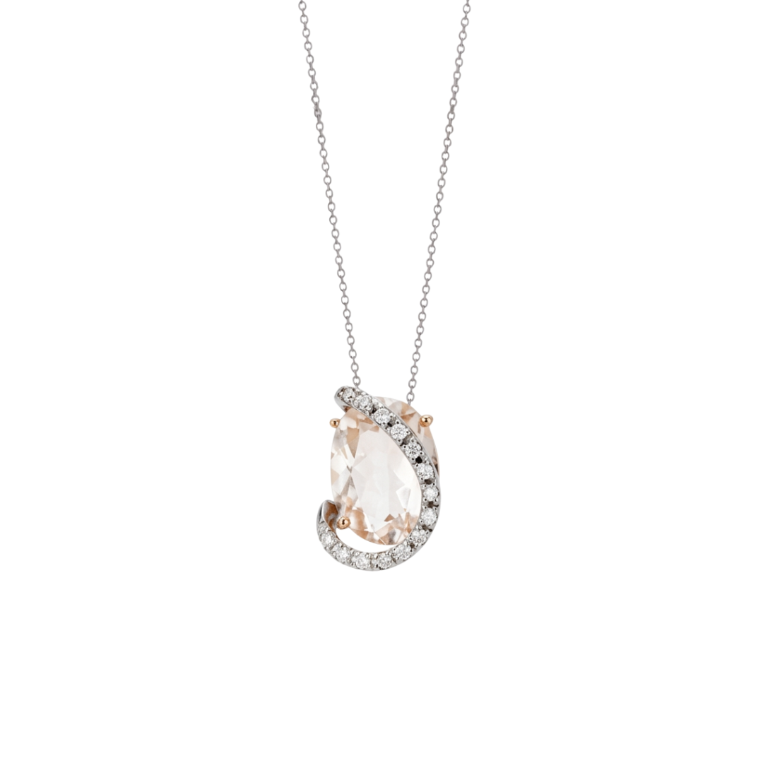 Collar Looping Shine Cuarzo