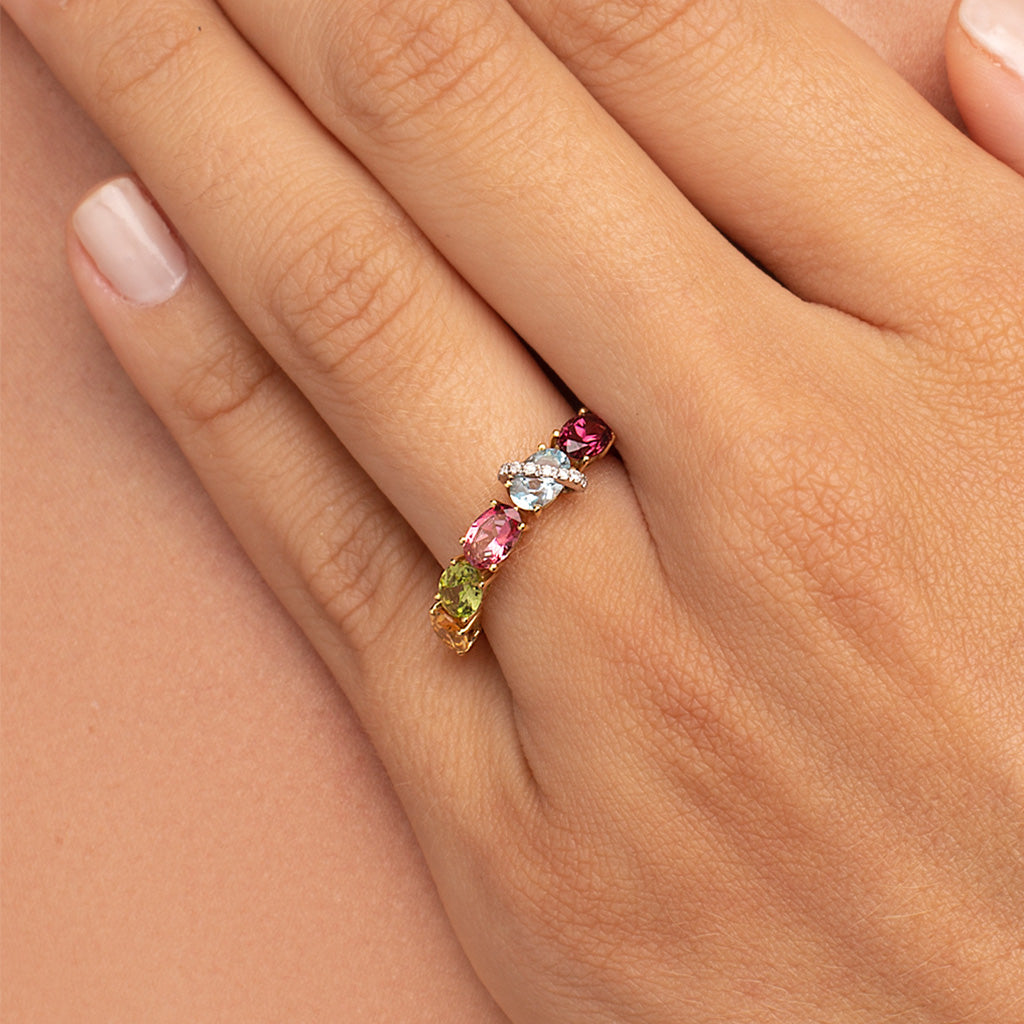 Anillo Brumani, colección Looping Shine