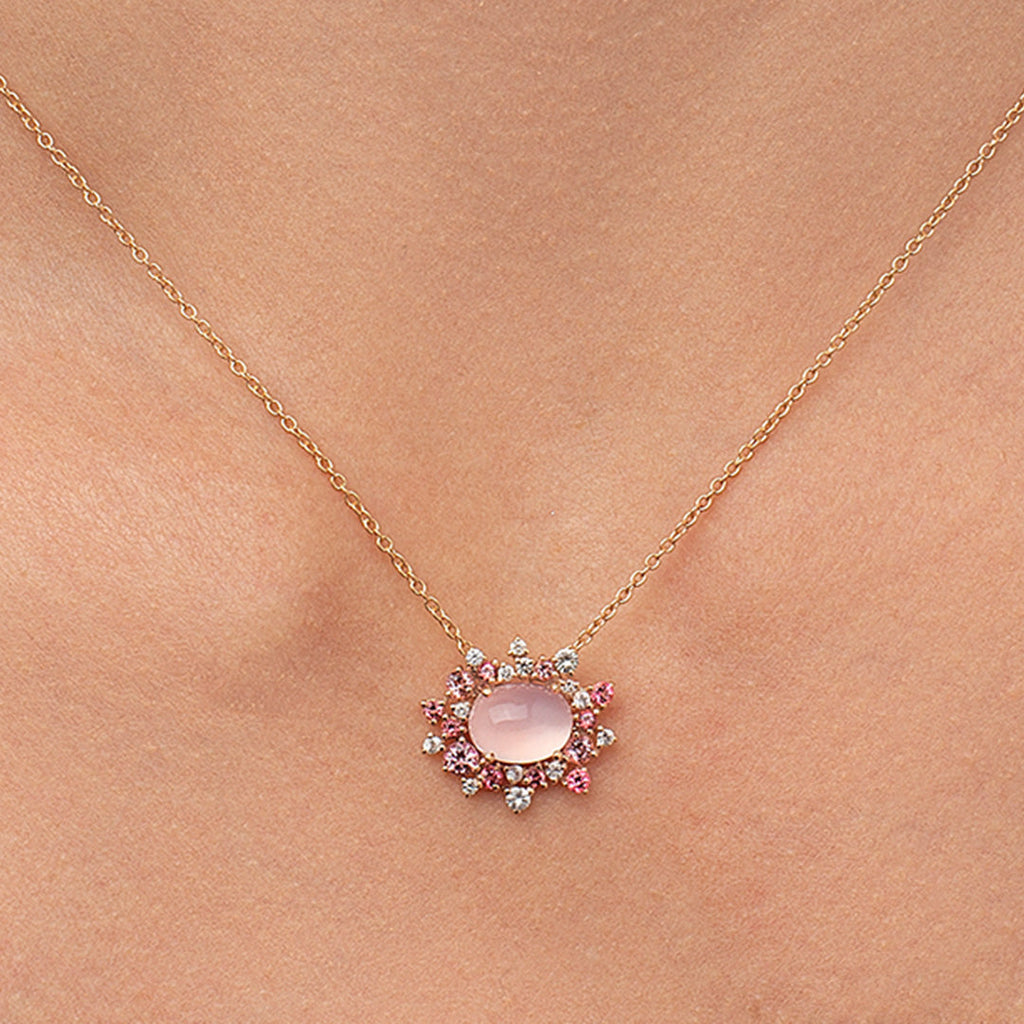 Collar Brumani, colección Baobá Rosé
